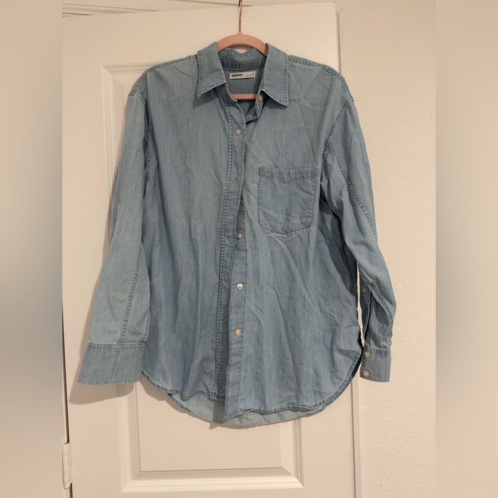 Women’s Light Blue Denim Shirt